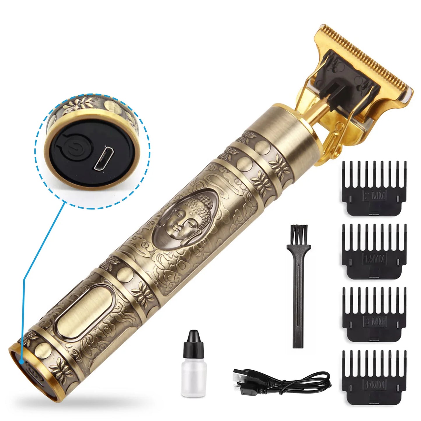 Cortadora de Cabello y Barba T9 Vintage Profesional
