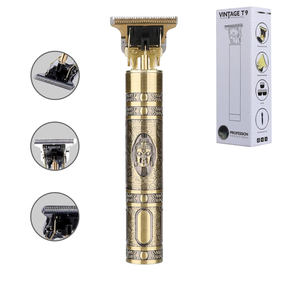 Cortadora de Cabello y Barba T9 Vintage Profesional