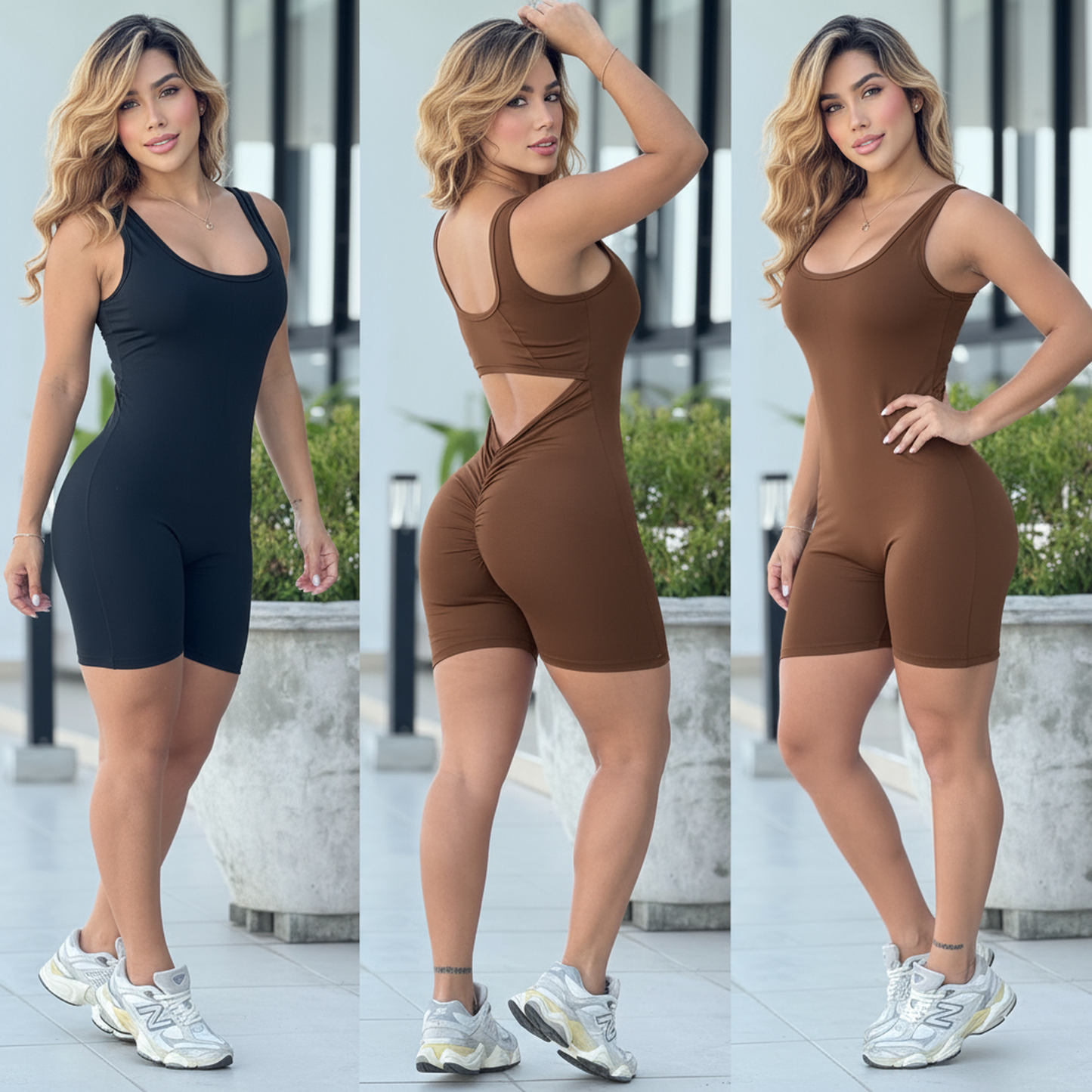 Enterizo Deportivo Corto 'Perfect Shape' | Levanta Cola y Soporte Total